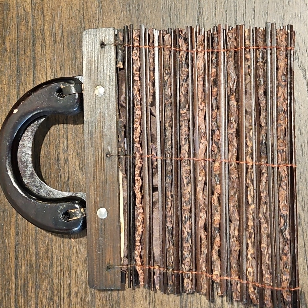 Wooden purse